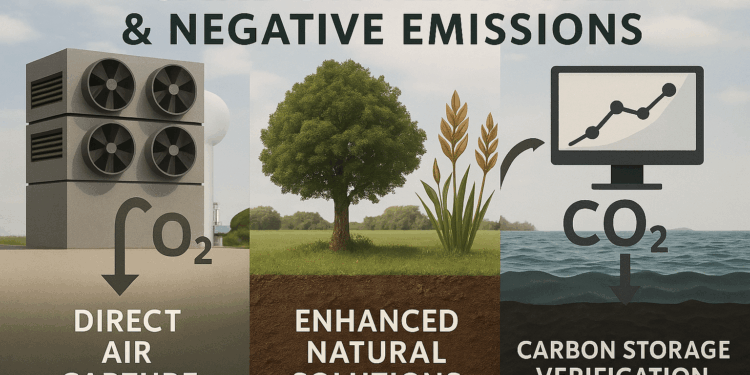 Carbon Removal and Negative Emissions